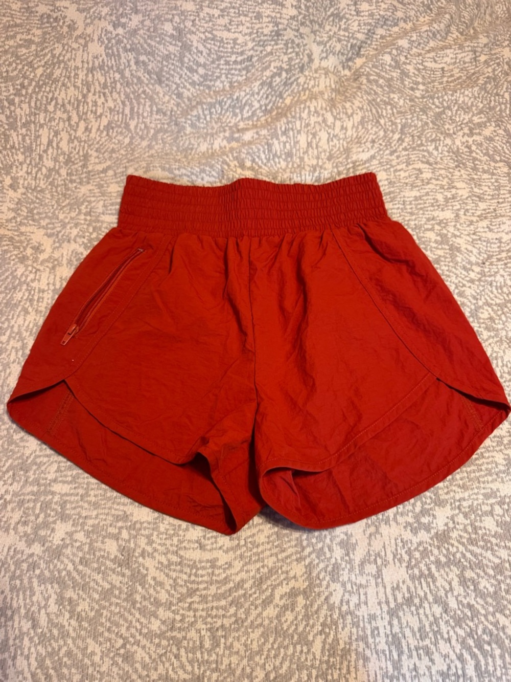 Red Zenana shorts with liner